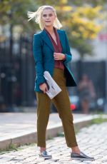 NINA AGDAL on the Set of a Photoshoot in New York 09/01/2015