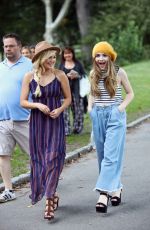 OLIVIA HOLT and SABRINA CARPENTER Out Shopping in Manhattan 09/16/2015