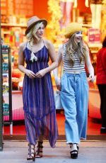 OLIVIA HOLT and SABRINA CARPENTER Out Shopping in Manhattan 09/16/2015