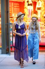 OLIVIA HOLT and SABRINA CARPENTER Out Shopping in Manhattan 09/16/2015
