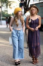 OLIVIA HOLT and SABRINA CARPENTER Out Shopping in Manhattan 09/16/2015