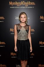OLIVIA HOLT at monkey Kingdom Special Screening in New York 09/02/2015