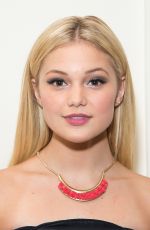 OLIVIA HOLT at Sherri Hill Fashion Show in New York 09/13/2015