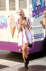 OLIVIA HOLT Out and  About in New York 09/17/2015