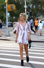 OLIVIA HOLT Out and  About in New York 09/17/2015
