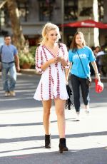 OLIVIA HOLT Out and  About in New York 09/17/2015