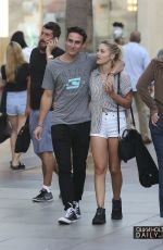 OLIVIA HOLT with Her Boyfriend Out in Santa Monica 09/05/2015