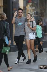 OLIVIA HOLT with Her Boyfriend Out in Santa Monica 09/05/2015