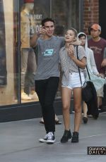 OLIVIA HOLT with Her Boyfriend Out in Santa Monica 09/05/2015