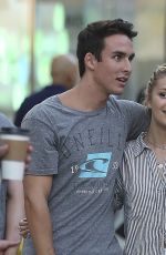 OLIVIA HOLT with Her Boyfriend Out in Santa Monica 09/05/2015