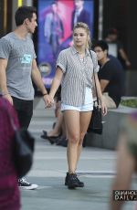 OLIVIA HOLT with Her Boyfriend Out in Santa Monica 09/05/2015