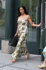 PADMA LAKSHMI Out and About in New York 09/01/2015