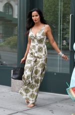 PADMA LAKSHMI Out and About in New York 09/01/2015