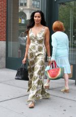 PADMA LAKSHMI Out and About in New York 09/01/2015