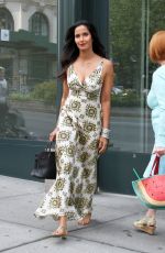 PADMA LAKSHMI Out and About in New York 09/01/2015