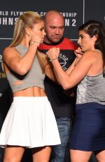 PAIGE VANZANT amd ALEX CHAMBERS at UFC 191 Ultimate Media Day 09/03/2015