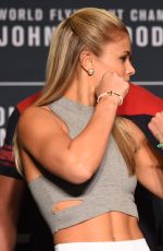PAIGE VANZANT amd ALEX CHAMBERS at UFC 191 Ultimate Media Day 09/03/2015