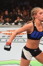 PAIGE VANZANT vs ALEX CHAMBERS at UFC 191 at MGM Grand Garden Arena in Las Vegas