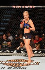 PAIGE VANZANT vs ALEX CHAMBERS at UFC 191 at MGM Grand Garden Arena in Las Vegas