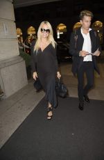 PAMELA ANDERSON Arrives at Her Hotel in Berlin 09/24/2015