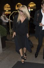 PAMELA ANDERSON Arrives at Her Hotel in Berlin 09/24/2015