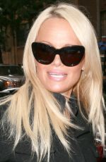 PAMELA ANDERSON Arrives at The View in New York 09/21/2015