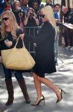 PAMELA ANDERSON Arrives at The View in New York 09/21/2015