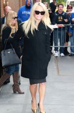 PAMELA ANDERSON Arrives at The View in New York 09/21/2015