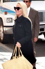 PAMELA ANDERSON Arrives at The View in New York 09/21/2015