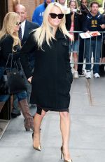 PAMELA ANDERSON Arrives at The View in New York 09/21/2015