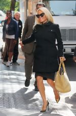 PAMELA ANDERSON leaves ABC Studios in New York 09/22/2015