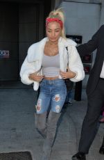 PIA MIA PEREZ Arrives at BBC Radio 1 Studios in London 09/06/2015