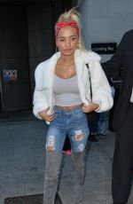 PIA MIA PEREZ Arrives at BBC Radio 1 Studios in London 09/06/2015