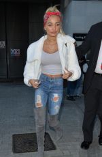PIA MIA PEREZ Arrives at BBC Radio 1 Studios in London 09/06/2015