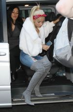 PIA MIA PEREZ Arrives at BBC Radio 1 Studios in London 09/06/2015