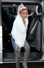 PIA MIA PEREZ Arrives at BBC Radio 1 Studios in London 09/06/2015