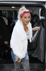 PIA MIA PEREZ Arrives at BBC Radio 1 Studios in London 09/06/2015