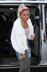 PIA MIA PEREZ Arrives at BBC Radio 1 Studios in London 09/06/2015
