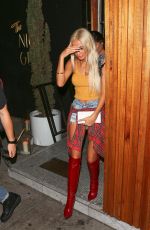 PIA MIA PEREZ Leaves The Nice Guy in West Hollywood 09/01/2015