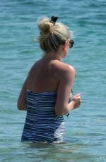 PIXIE LOTT in Bikini at a Beach in Mykonos 09/15/2015