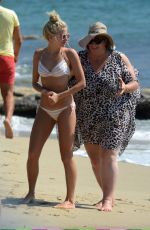 PIXIE LOTT in Bikini at a Beach in Mykonos 09/15/2015