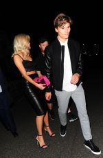PIXIE LOTT Leaves Carousel Restaurant in London 09/03/2015