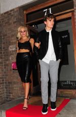 PIXIE LOTT Leaves Carousel Restaurant in London 09/03/2015