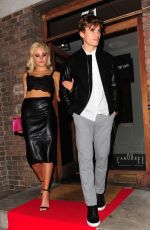 PIXIE LOTT Leaves Carousel Restaurant in London 09/03/2015