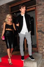 PIXIE LOTT Leaves Carousel Restaurant in London 09/03/2015