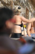 PIXIE LOTT on the Beach in Mykonos 09/14/2015