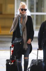 POPPY DELEVINGNE Arrives at JFK Airport in New York 09/10/2015