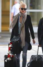 POPPY DELEVINGNE Arrives at JFK Airport in New York 09/10/2015