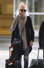 POPPY DELEVINGNE Arrives at JFK Airport in New York 09/10/2015