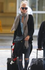 POPPY DELEVINGNE Arrives at JFK Airport in New York 09/10/2015